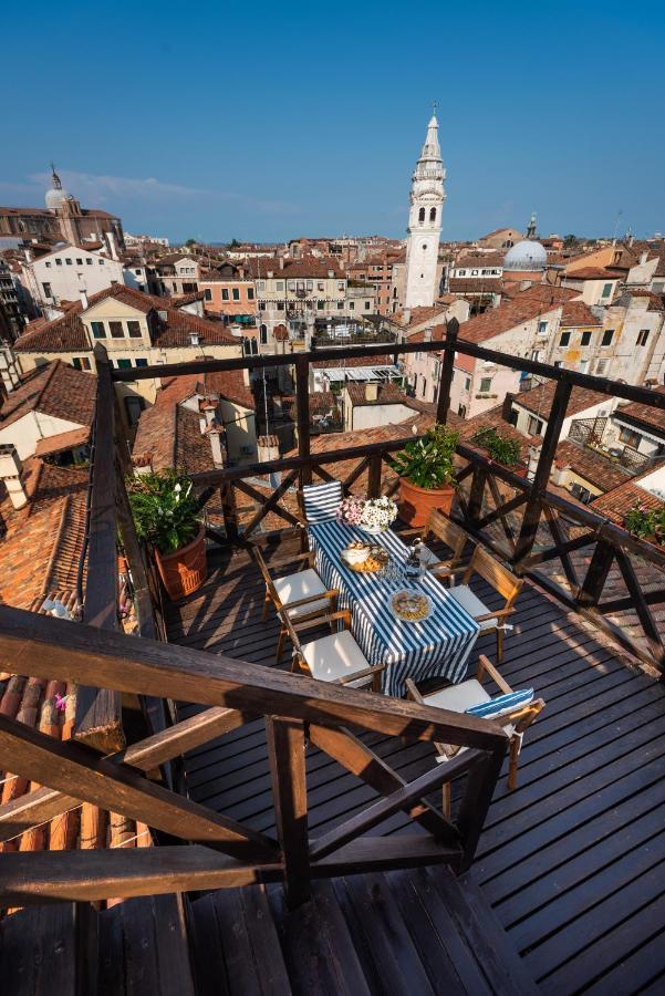 Penthouse With Rooftop Terrace And 360 Views Of Venice - Venice5Th Exteriör bild