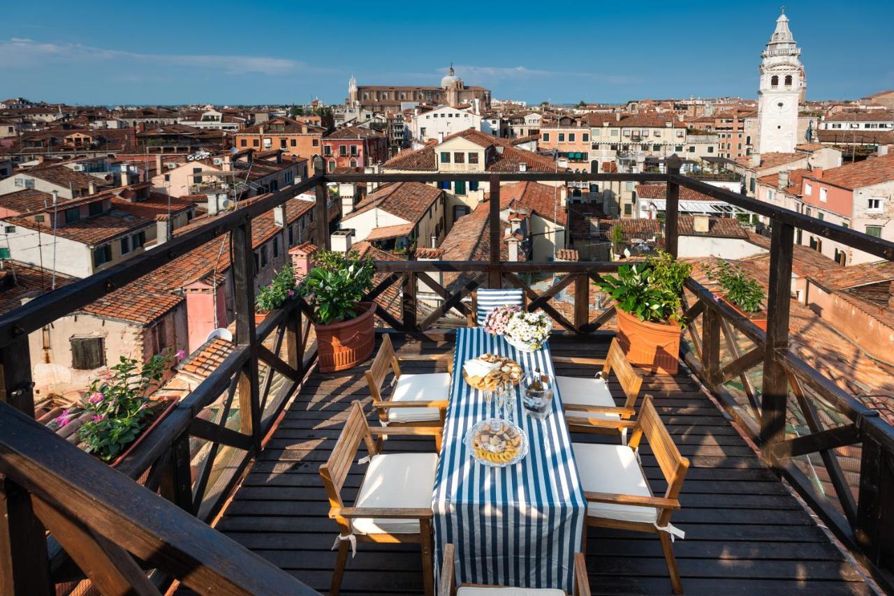 Penthouse With Rooftop Terrace And 360 Views Of Venice - Venice5Th Exteriör bild