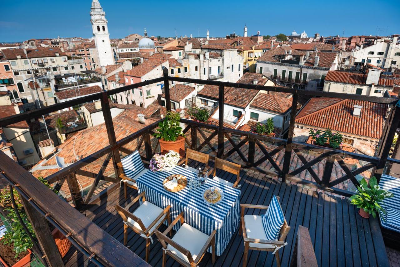 Penthouse With Rooftop Terrace And 360 Views Of Venice - Venice5Th Exteriör bild