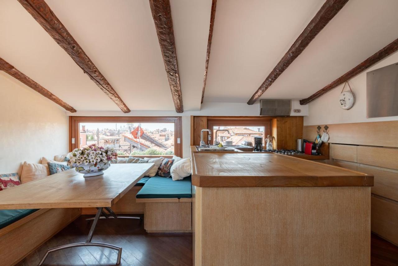 Penthouse With Rooftop Terrace And 360 Views Of Venice - Venice5Th Exteriör bild