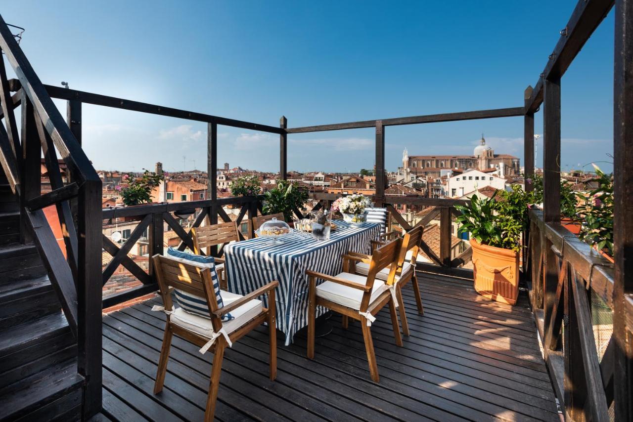 Penthouse With Rooftop Terrace And 360 Views Of Venice - Venice5Th Exteriör bild