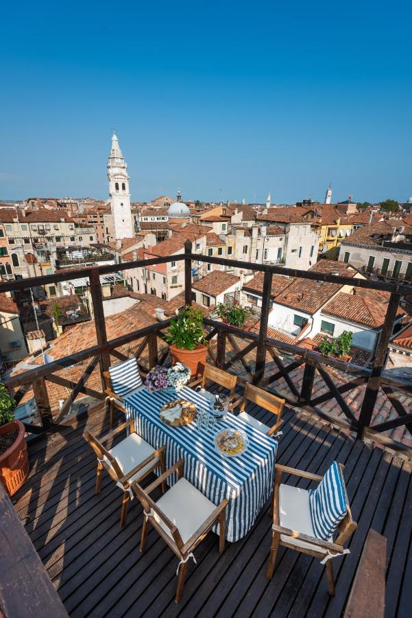 Penthouse With Rooftop Terrace And 360 Views Of Venice - Venice5Th Exteriör bild
