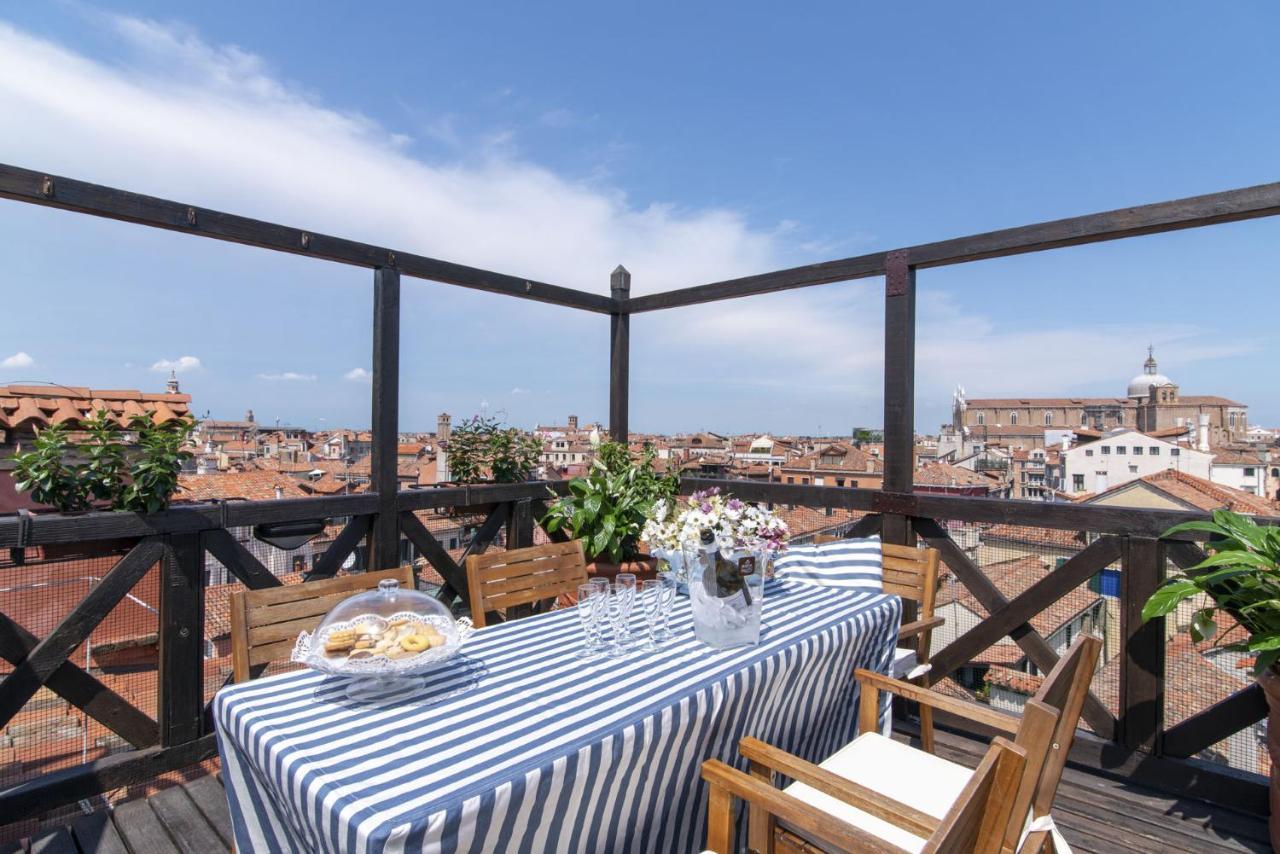 Penthouse With Rooftop Terrace And 360 Views Of Venice - Venice5Th Exteriör bild